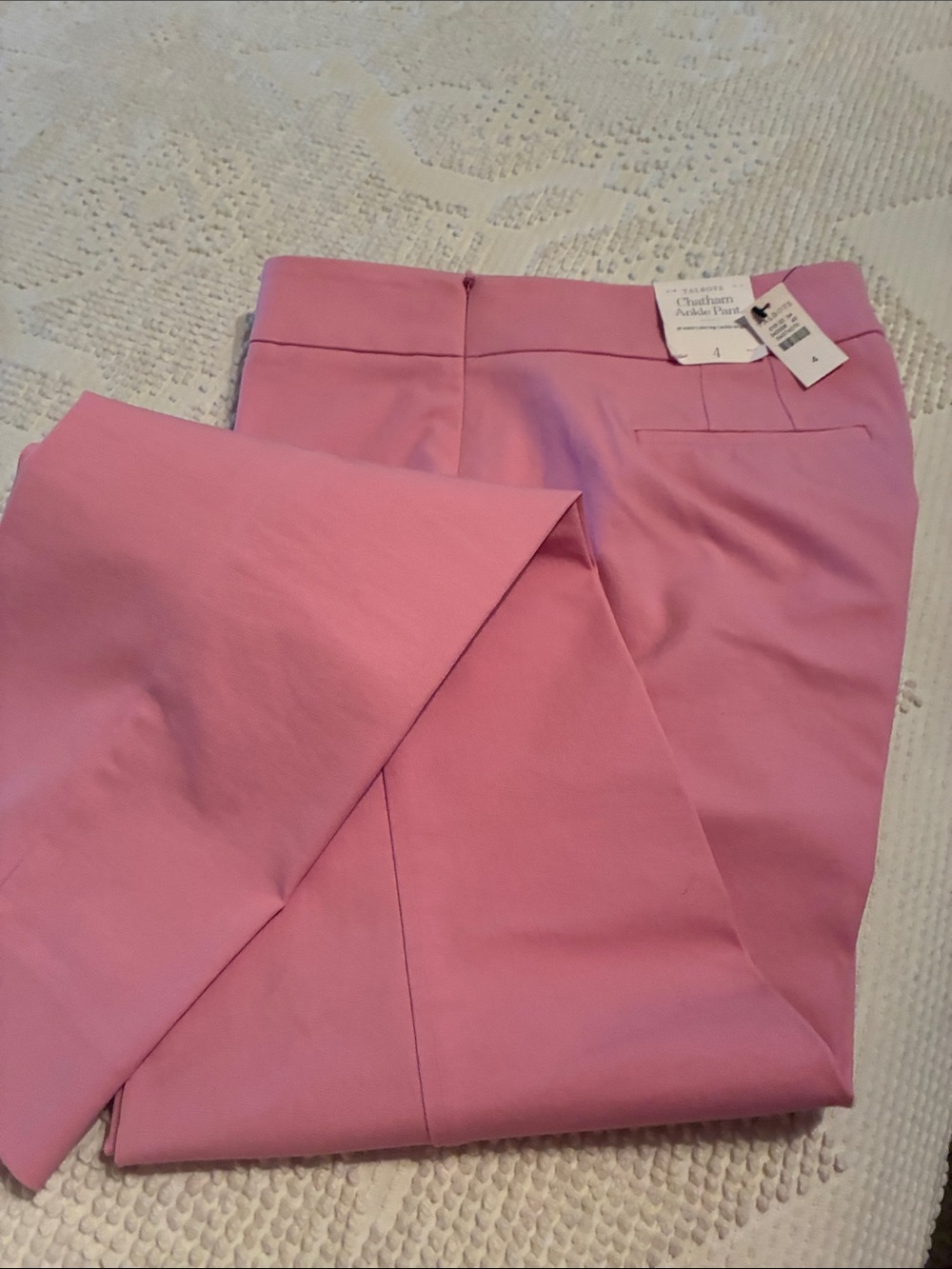 Talbots Bubblegum Pink Tailored Capris size 4